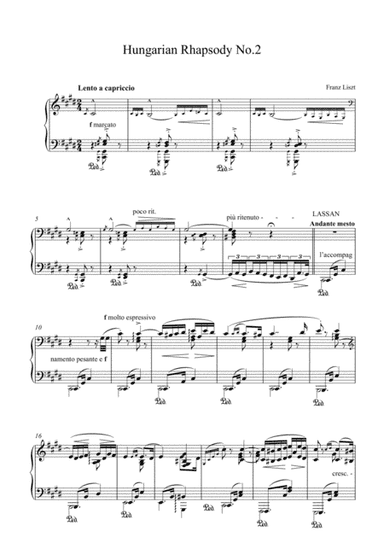 Hungarian Rhapsody no.2 (arr. MPS)