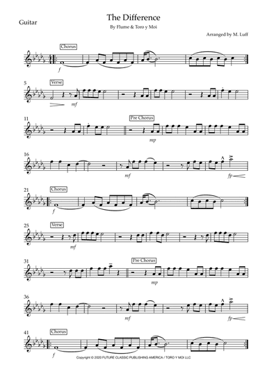 The Difference (arr. Matt Luff)