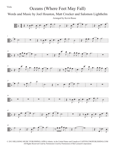 Oceans (Where Feet May Fail) (arr. Kevin Busse)