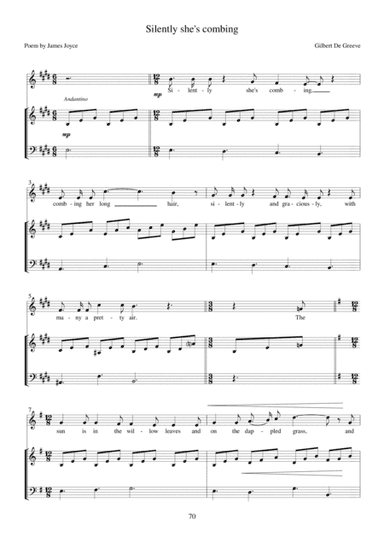 24. Silently She's Combing - 36 Songs on Poems by James Joyce