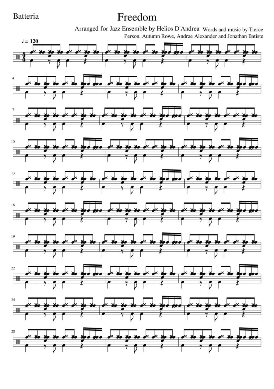 Freedom (arr. Helios D'Andrea)