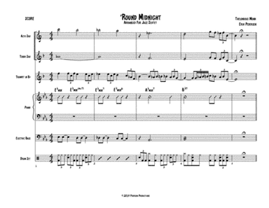 Round Midnight (arr. Erik Pedersen)