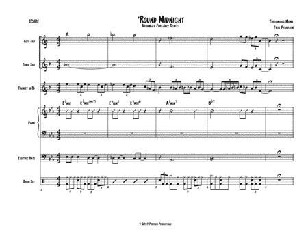 Round Midnight (arr. Erik Pedersen)
