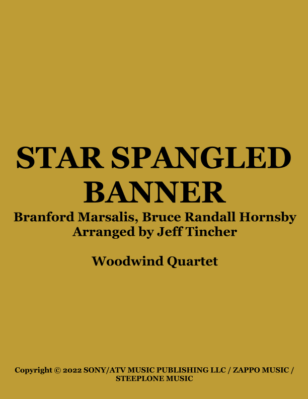 Star Spangled Banner (arr. Jeff Tincher)