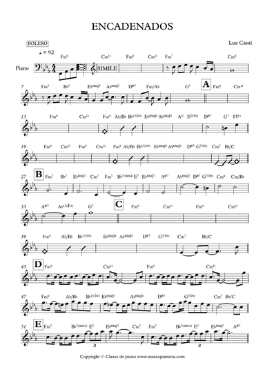 Encadenados (arr. Mateo Aguilar)