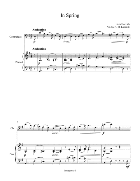 In Spring (arr. Nick Lacanski)