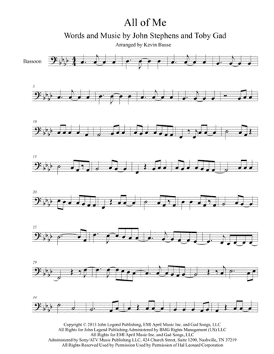 All Of Me (arr. Kevin Busse)