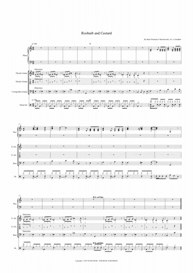 Roobarb And Custard (arr. L Goodhew)