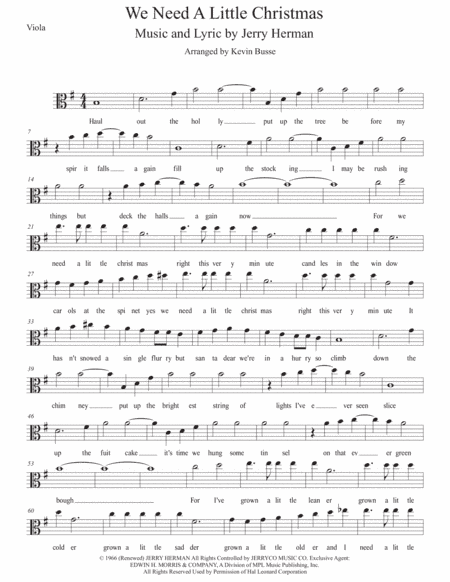 We Need A Little Christmas (arr. Kevin Busse)