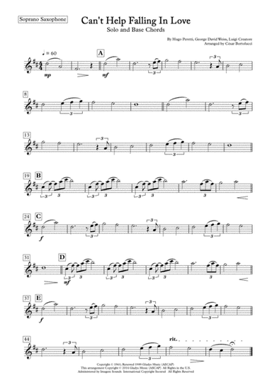 Can't Help Falling In Love (arr. ACT Bortolucci)