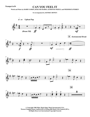 Can You Feel It (arr. Jeffrey Bowen)