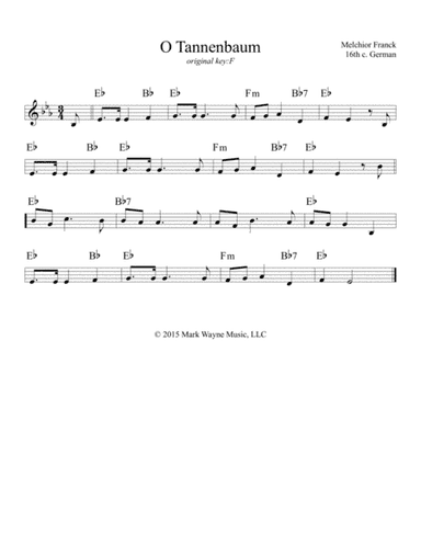 O Tannenbaum (arr. Mark Huxhold)