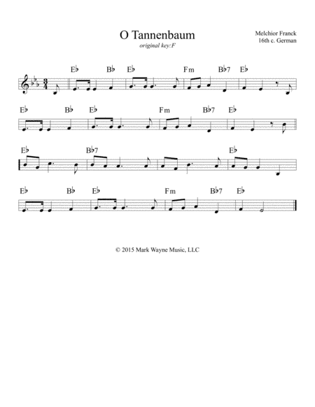 O Tannenbaum (arr. Mark Huxhold)