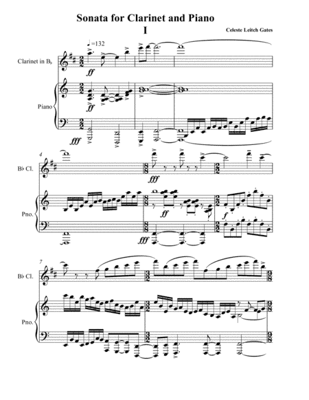 Sonata for Clarinet and Piano