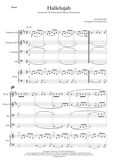 Hallelujah (arr. Cadu Barcelos)