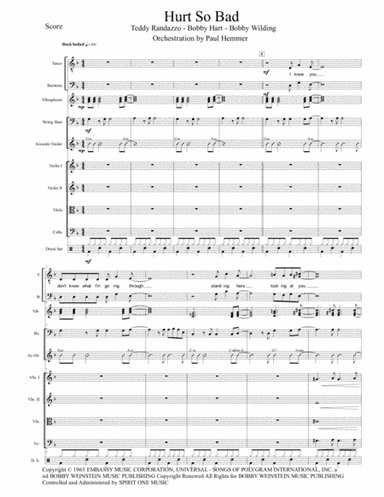 Hurt So Bad (arr. Paul Hemmer)