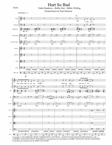 Hurt So Bad (arr. Paul Hemmer)