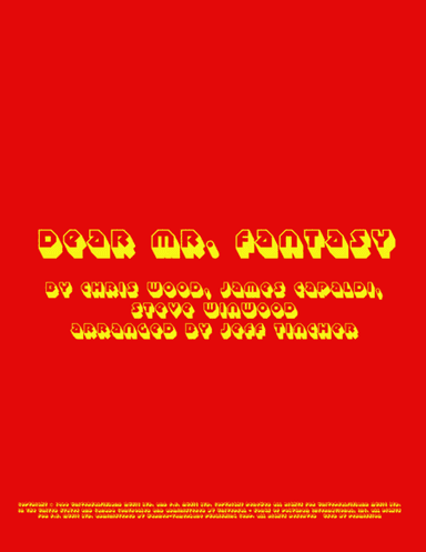 Dear Mr. Fantasy (arr. Jeff Tincher)