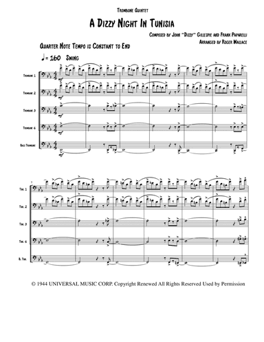 A Night In Tunisia (arr. Roger Wallace)
