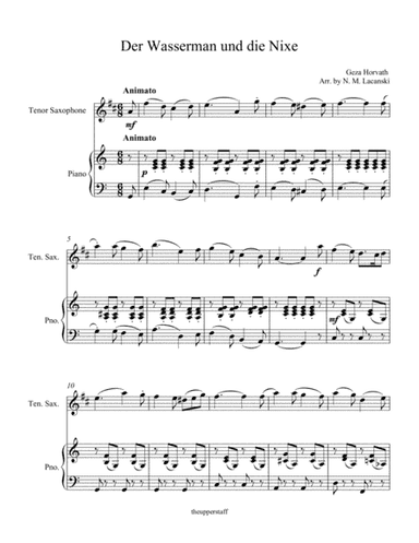 Der Wasserman und Die Nixe (arr. Nick Lacanski)