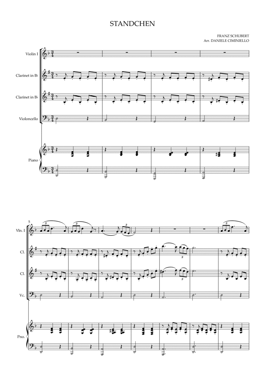 Standchen (arr. Daniele Ciminiello)