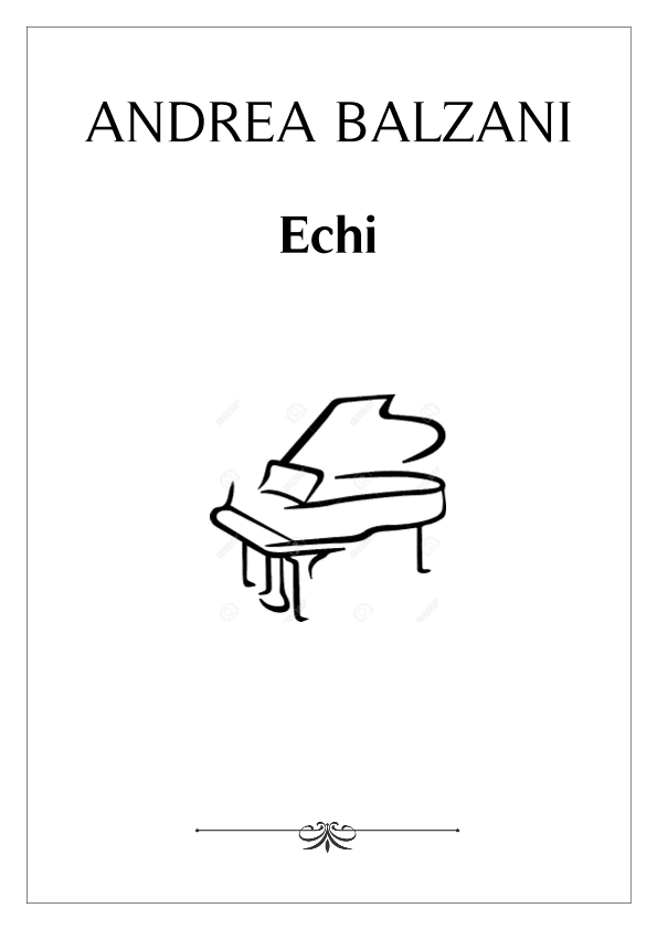 Echi [PIANO SCORE[ (foglio album)