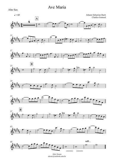 Ave Maria (arr. Alex Souza)