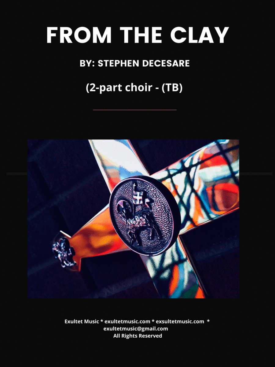 From The Clay (2-part choir - (TB)