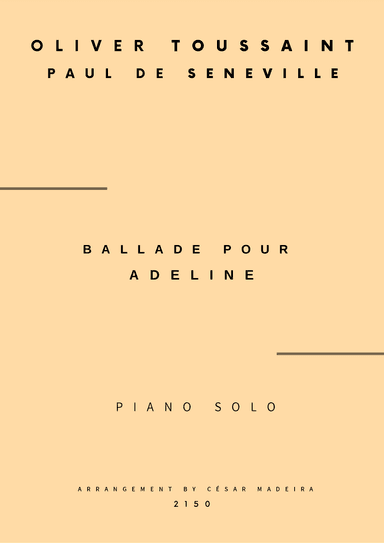 Ballade Pour Adeline (arr. César Madeira)