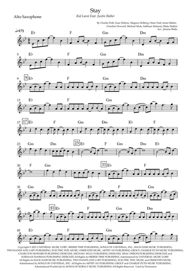 Stay (arr. Jônatas Britto)