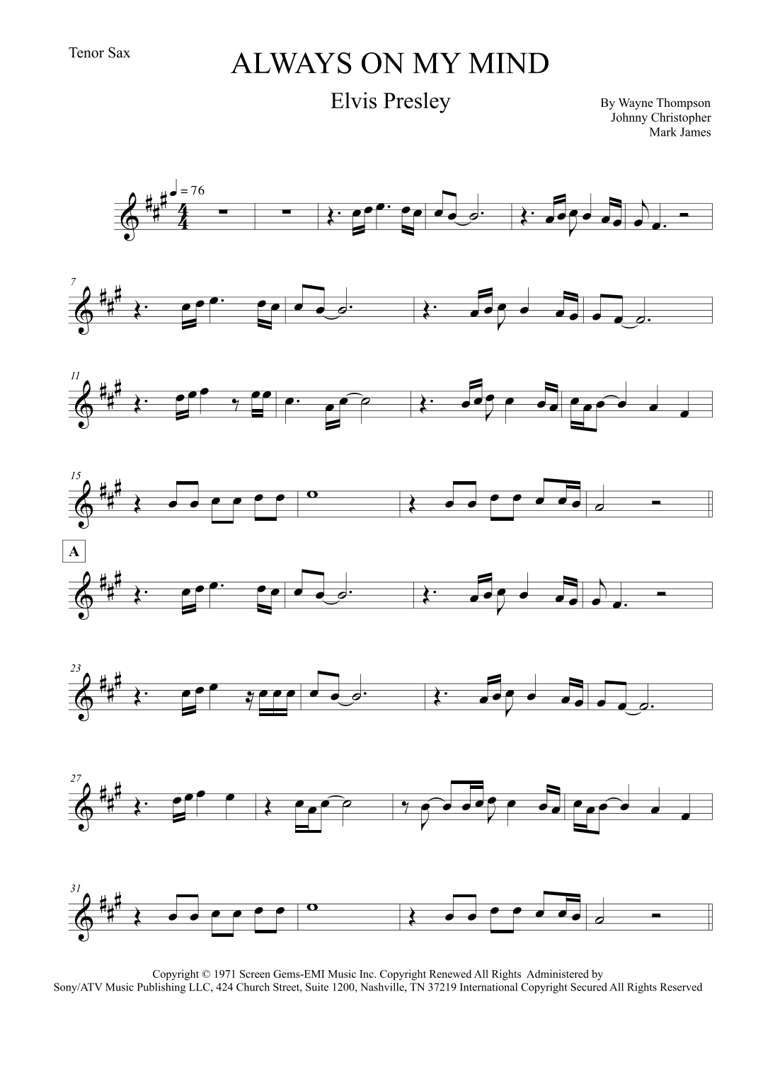 Always On My Mind (arr. Leo Silva)