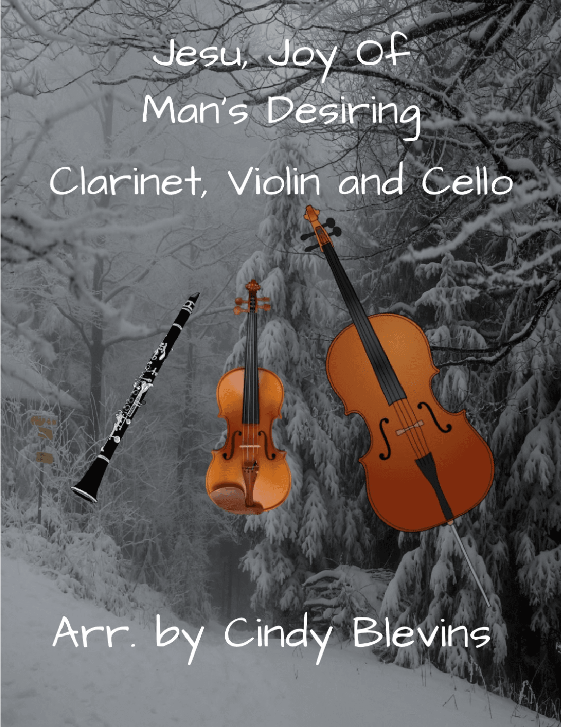 Jesu, Joy Of Man's Desiring, Clarinet, Violin and Cello Trio (arr. Cindy Blevins)