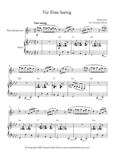 Für Elise Swing (arr. Christian Morris)