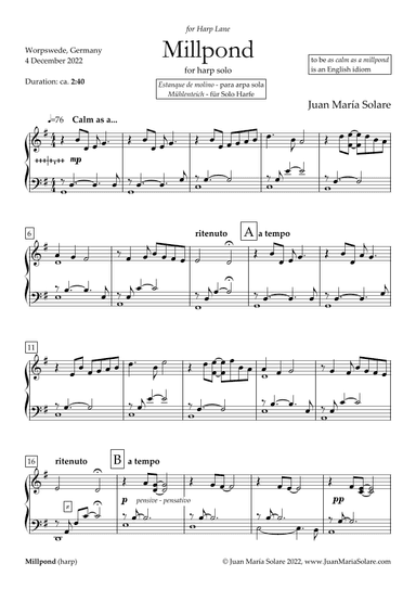 Millpond [harp solo]