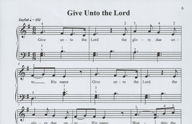 Give Unto The Lord