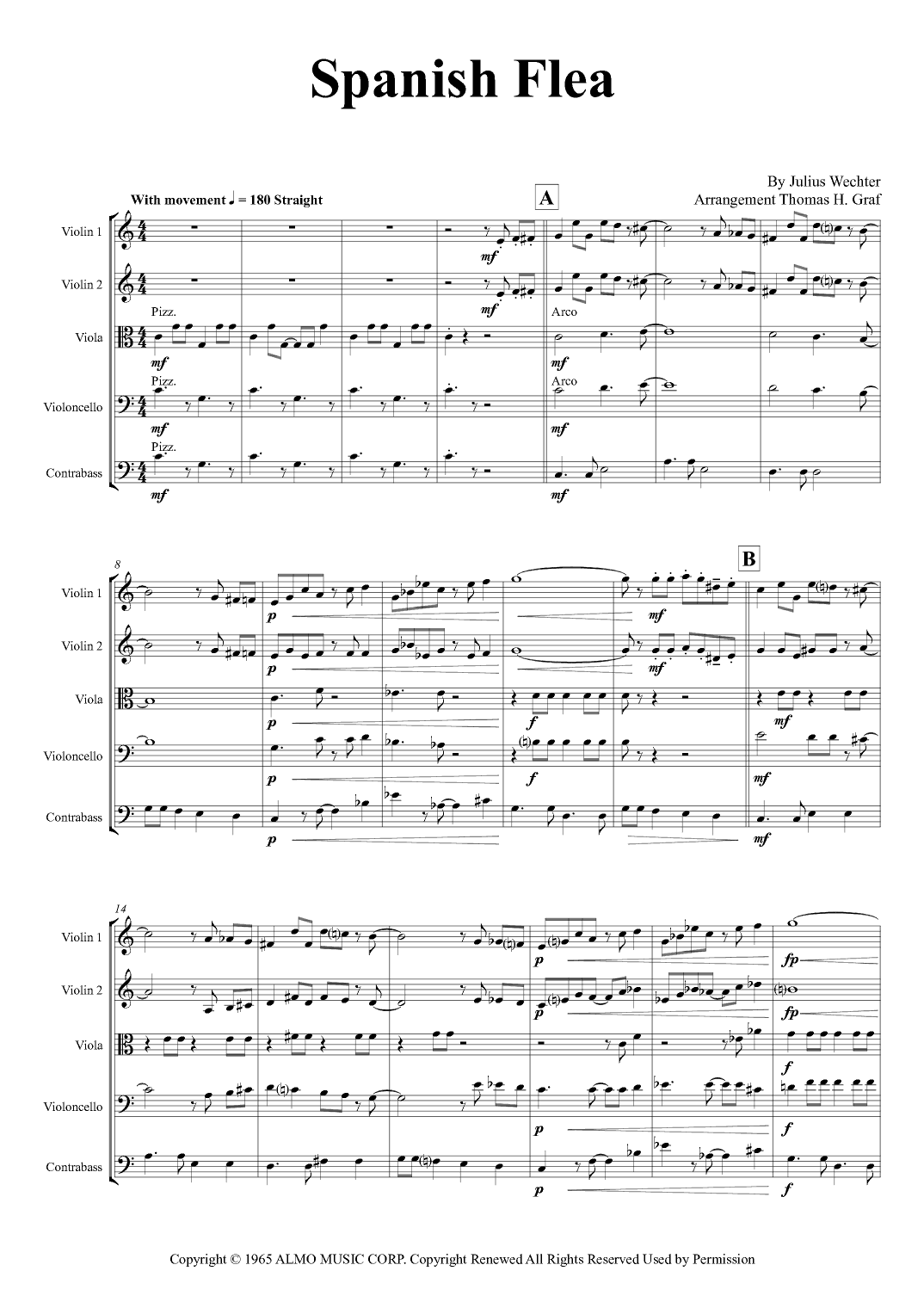 Spanish Flea (arr. Thomas Graf)