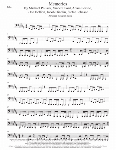 Memories (arr. Kevin Busse)
