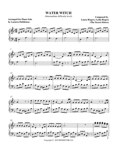 Water Witch (arr. Lazaros Delidemos)