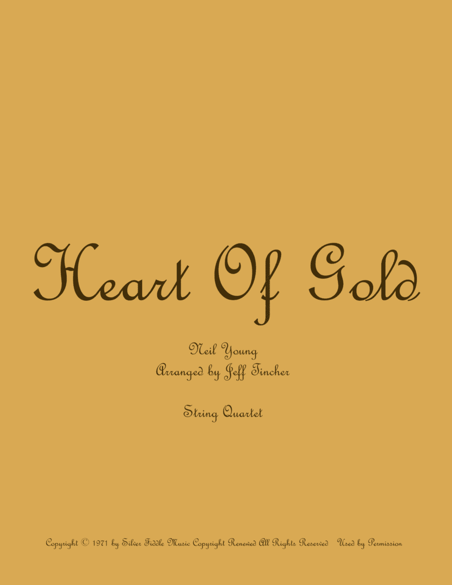 Heart Of Gold (arr. Jeff Tincher)
