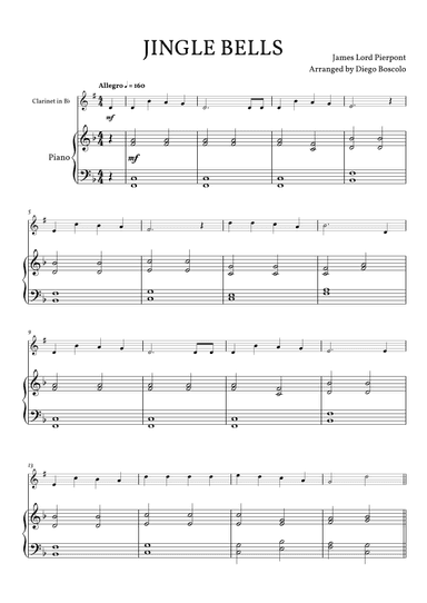 Jingle Bells (arr. Diego Boscolo)