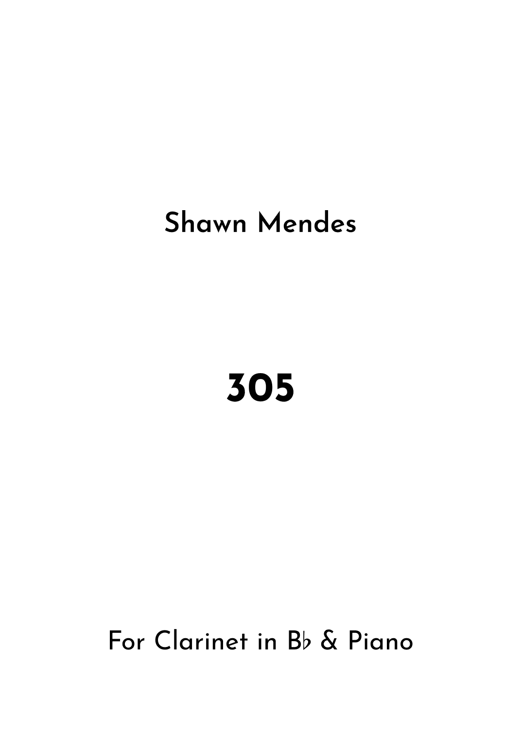 305 (arr. Jireh J.)