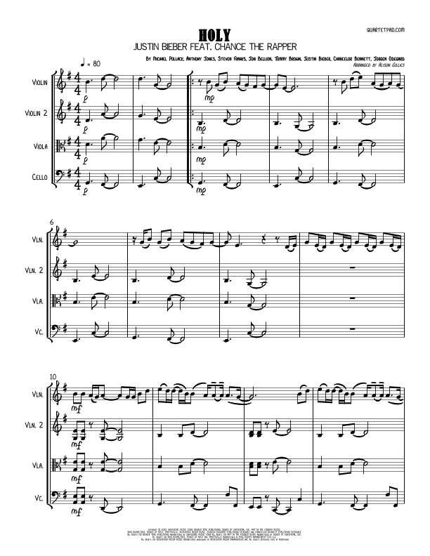 Holy (arr. Alison Gillies)