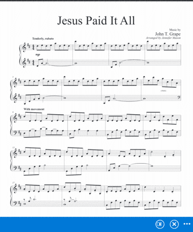 Jesus Paid It All (arr. Jennifer Mason)