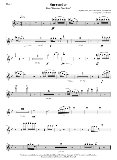 Surrender (arr. Lucas Waldin)