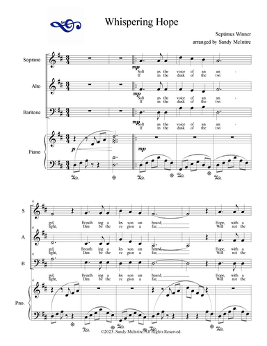 Whispering Hope (arr. Sandy McIntire)