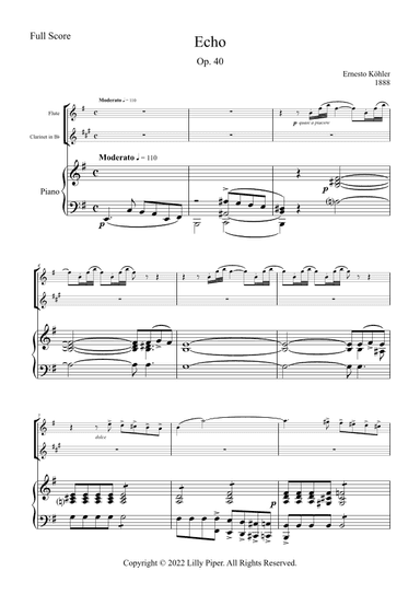 Echo (arr. Lilly Piper)