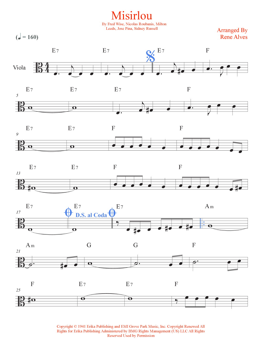 Misirlou (arr. Rene Alves)
