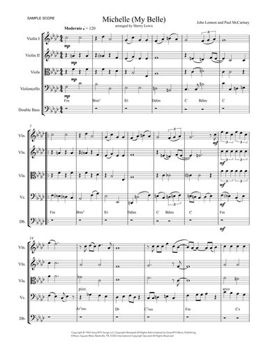 Michelle (arr. Sherry Lewis)