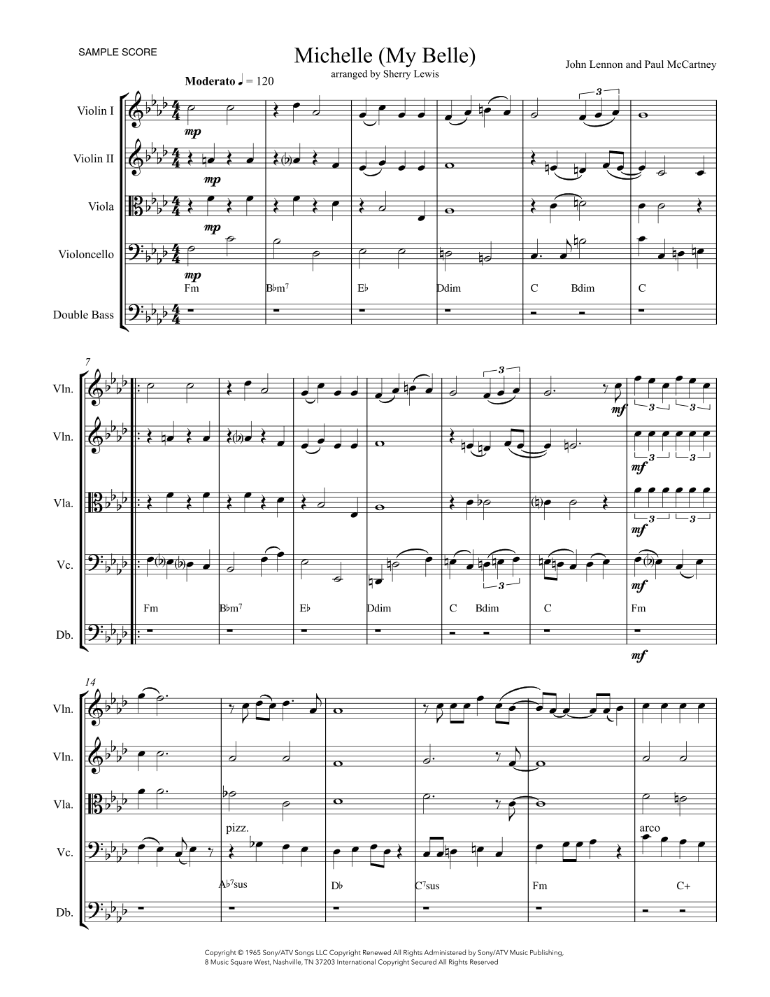 Michelle (arr. Sherry Lewis)