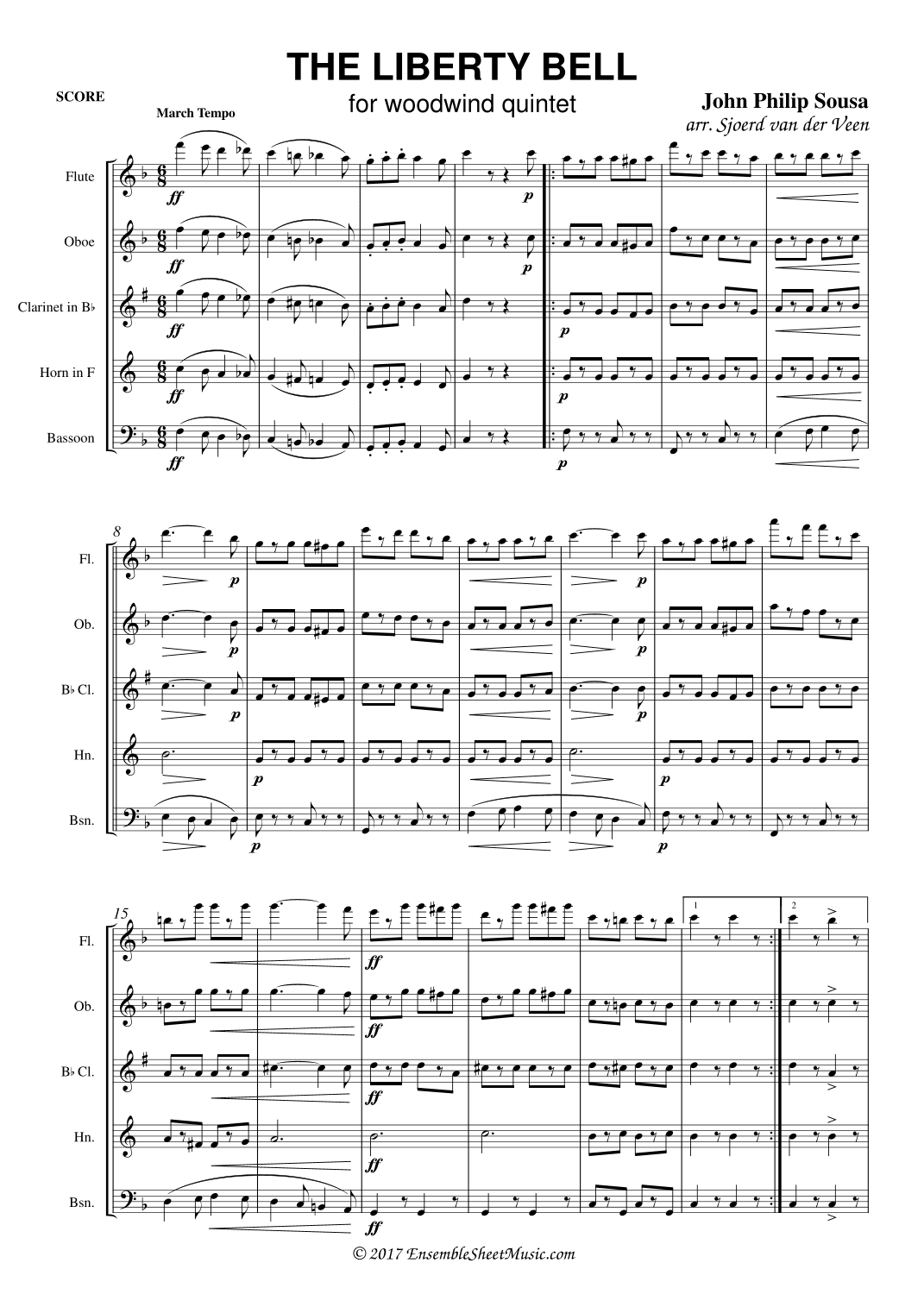 The Liberty Bell (arr. Sjoerd van der Veen)